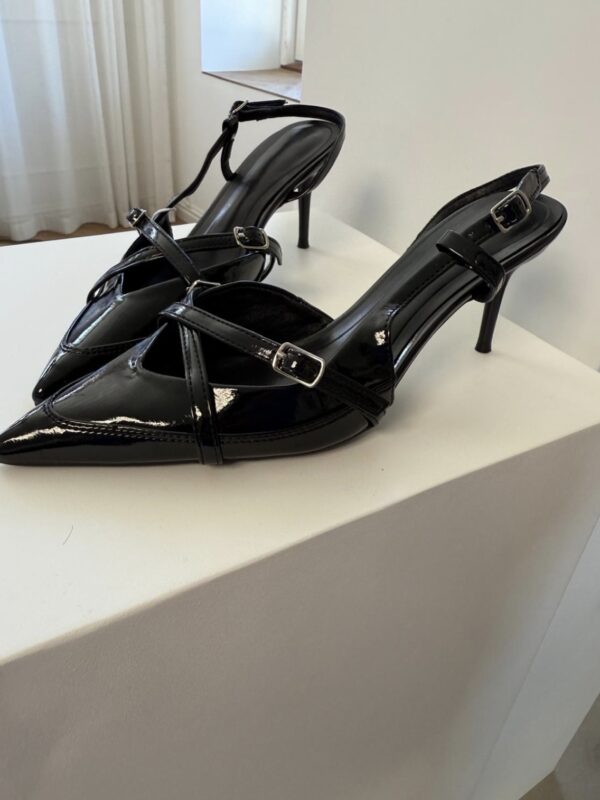 Slingback Stiletter New York, Black