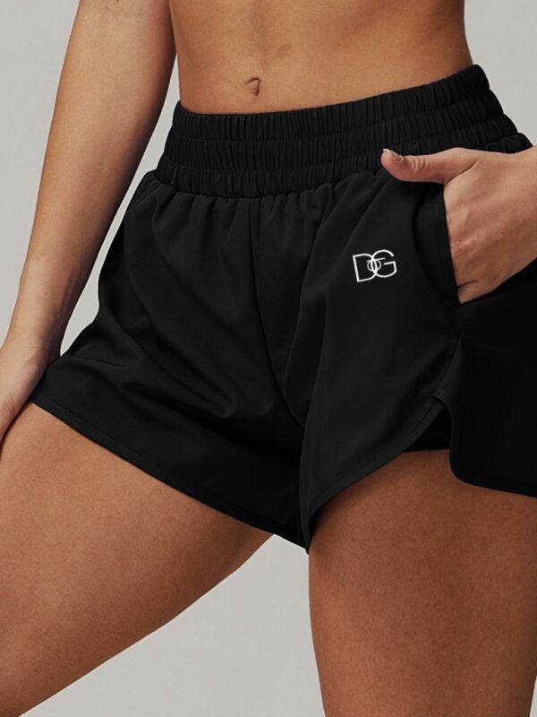 Running Shorts with pockets Black