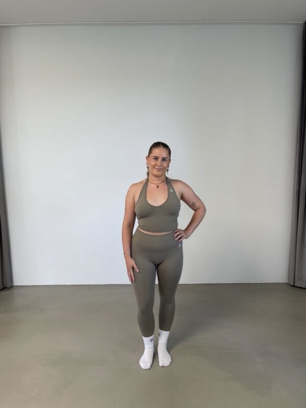 Reliable Sports Bra Long top Grey