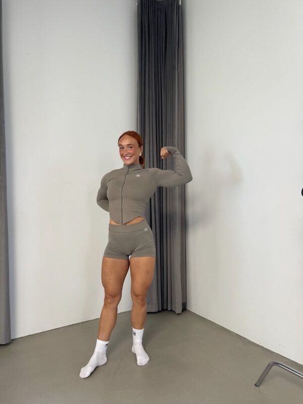 Reliable Sports Zip Long Sleeve Grå