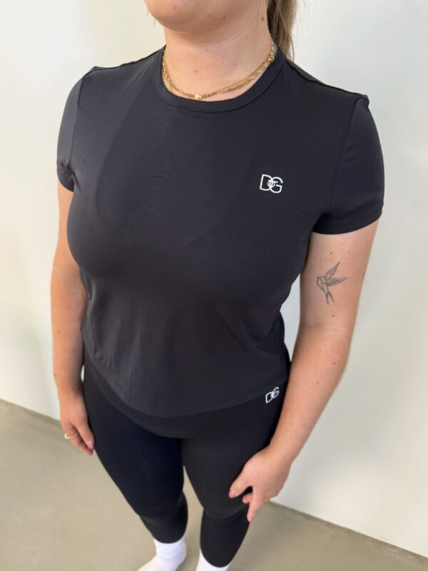 Fitness sports t-shirt Billie, Black