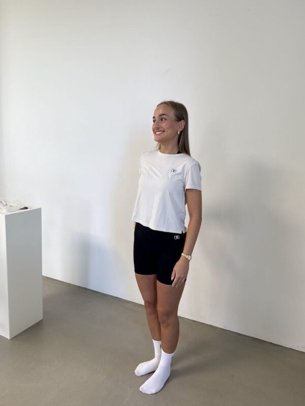 Fitness sports t-shirt Billie, Light White