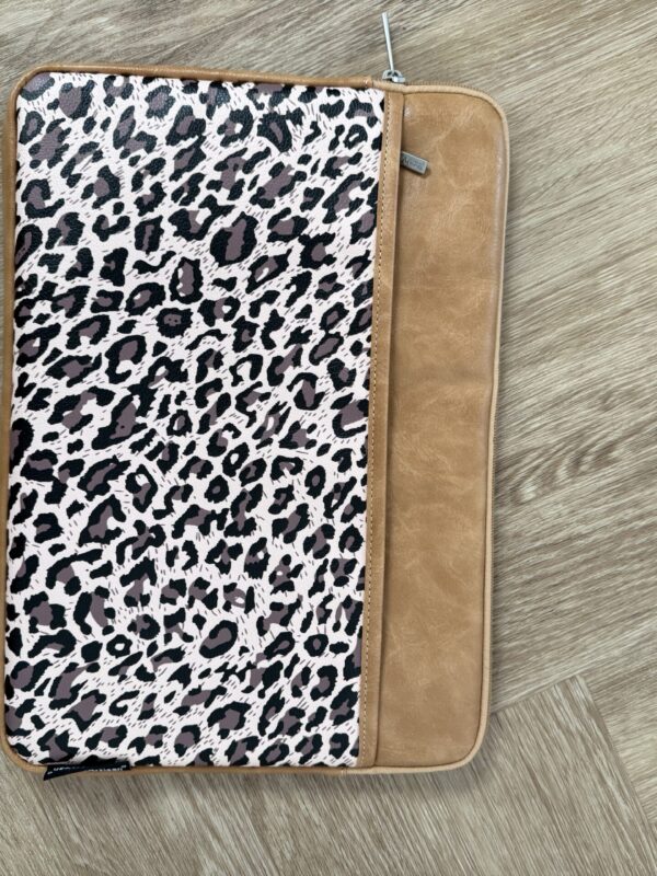 Leopard look kvalitets Sleeves til din 13" PC/Tablet - sort/brun